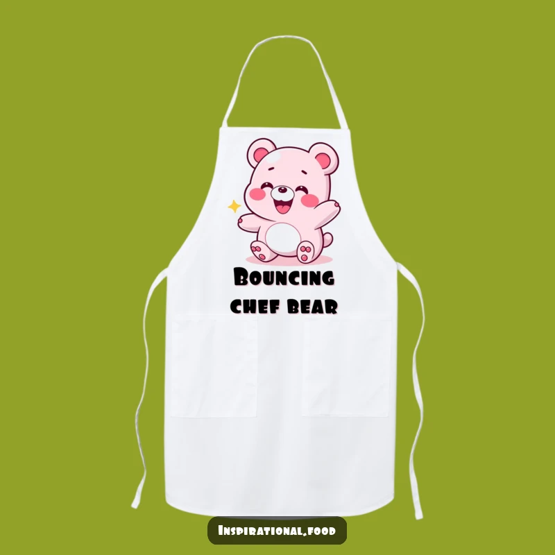 Funny Energetic Gummy Bear Apron - Cook with Playful Bounce