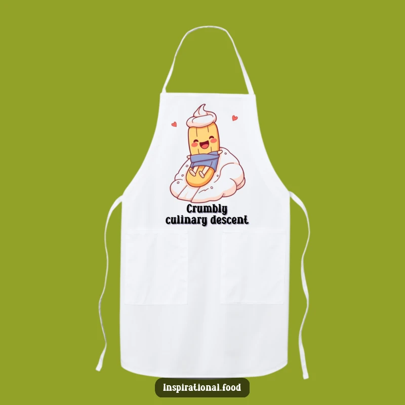 Funny Baguette Meringue Apron: Cook with Sweet Fun, Hilarious Baker's Gift