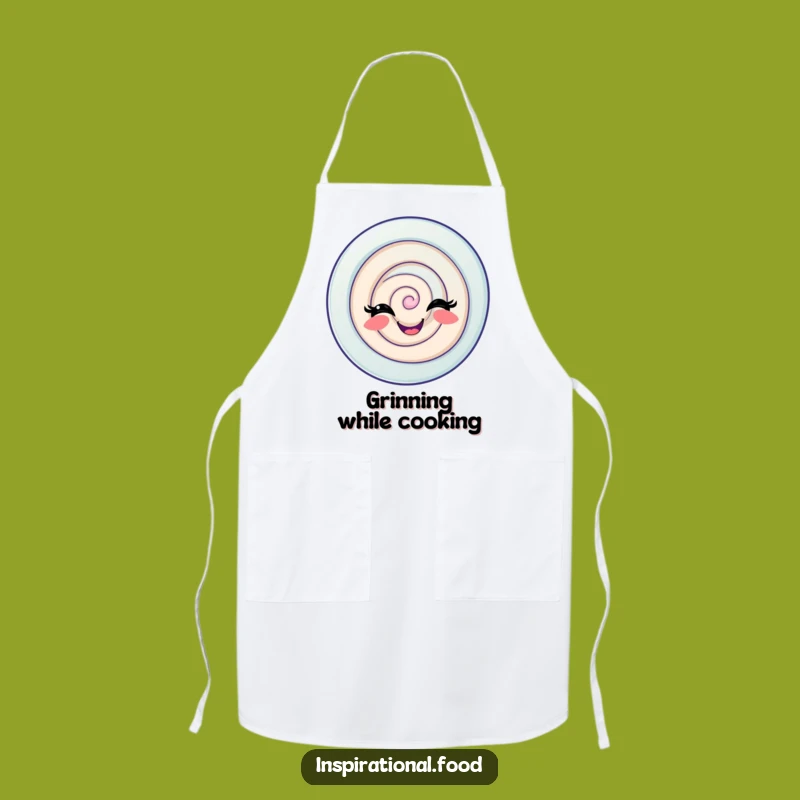 Funny Candy Swirl Apron: Playful Chef Design, Perfect Kitchen Gift