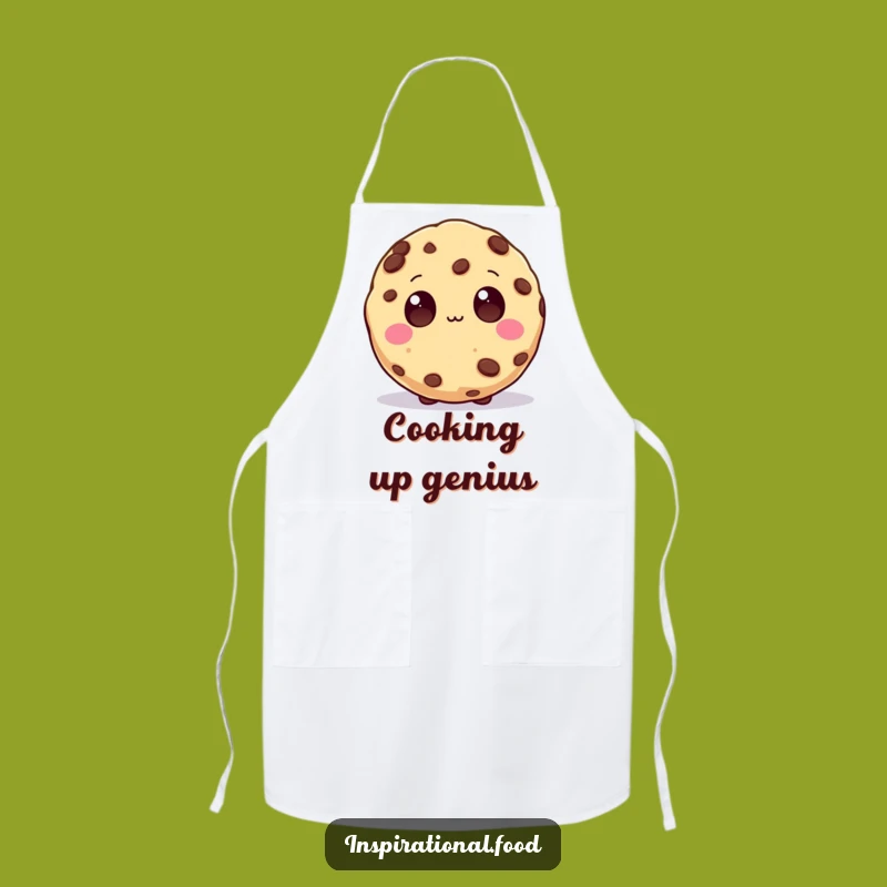 Funny Inspired Cookie Apron - Creative Kitchen Character, Fun Baking Gift