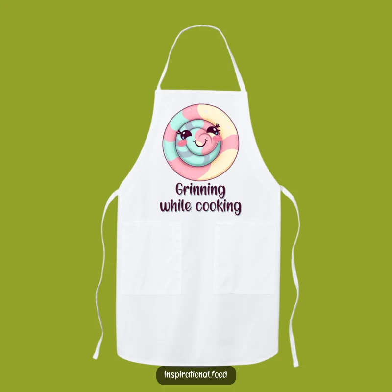 Funny Candy Swirl Apron - Cook with Playful Sweetness & a Grin