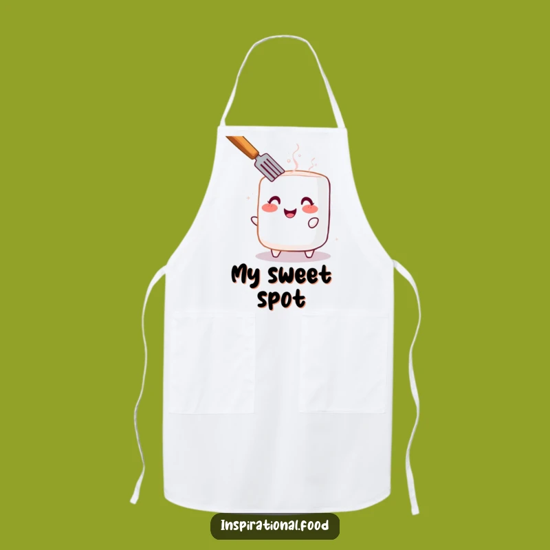 Funny Toasted Marshmallow Apron: Cheerful Cooking Fun for a Great Funny Gift