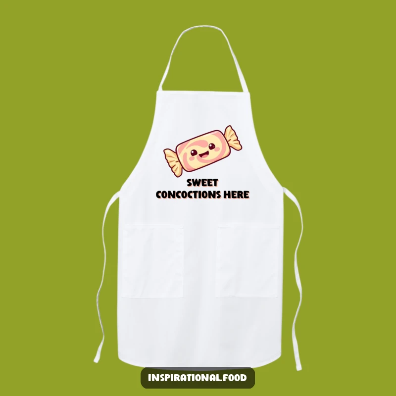 Funny Candy Bar Apron: Gleeful Twirls While Cooking, Perfect Funny Gift