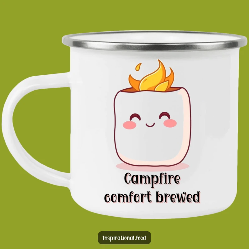 Funny Toasted Marshmallow Camping Mug: Cozy Campfire Companion!