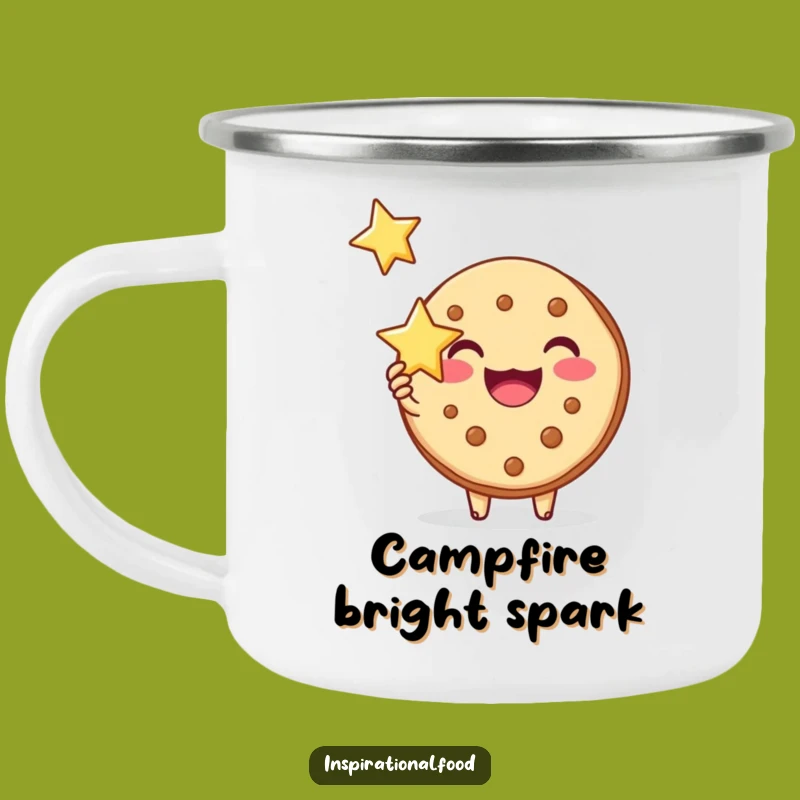 Funny Campfire Inspiration Mug: Joyous Cookie's Star, Outdoor Motivation