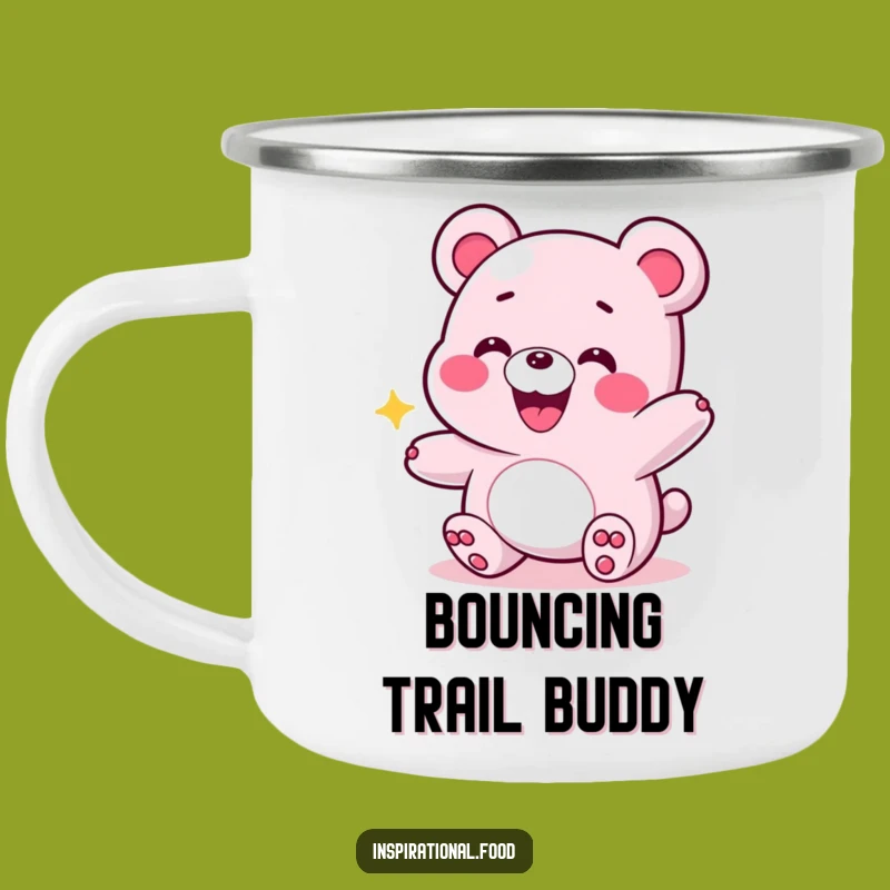 Funny Energetic Gummy Bear Camping Mug - Enjoy Coffee with Bounce