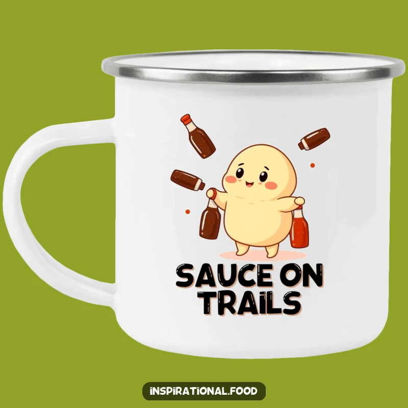 Funny Dumpling Juggling Camping Mug: Skillful Sips on Your Adventures