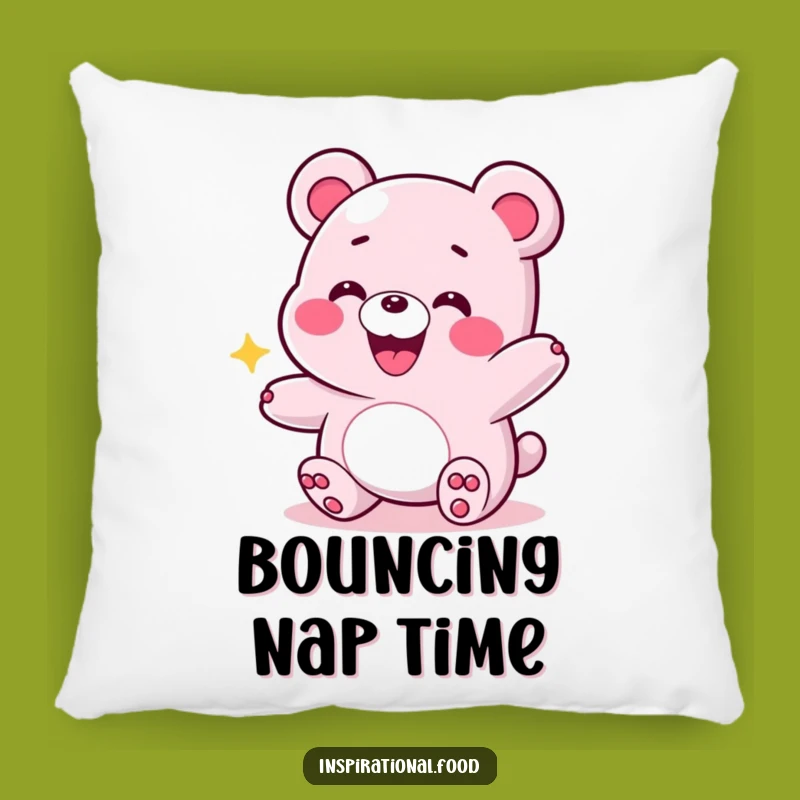 Funny Energetic Gummy Bear Pillow - Cozy Up with Playful Comfort