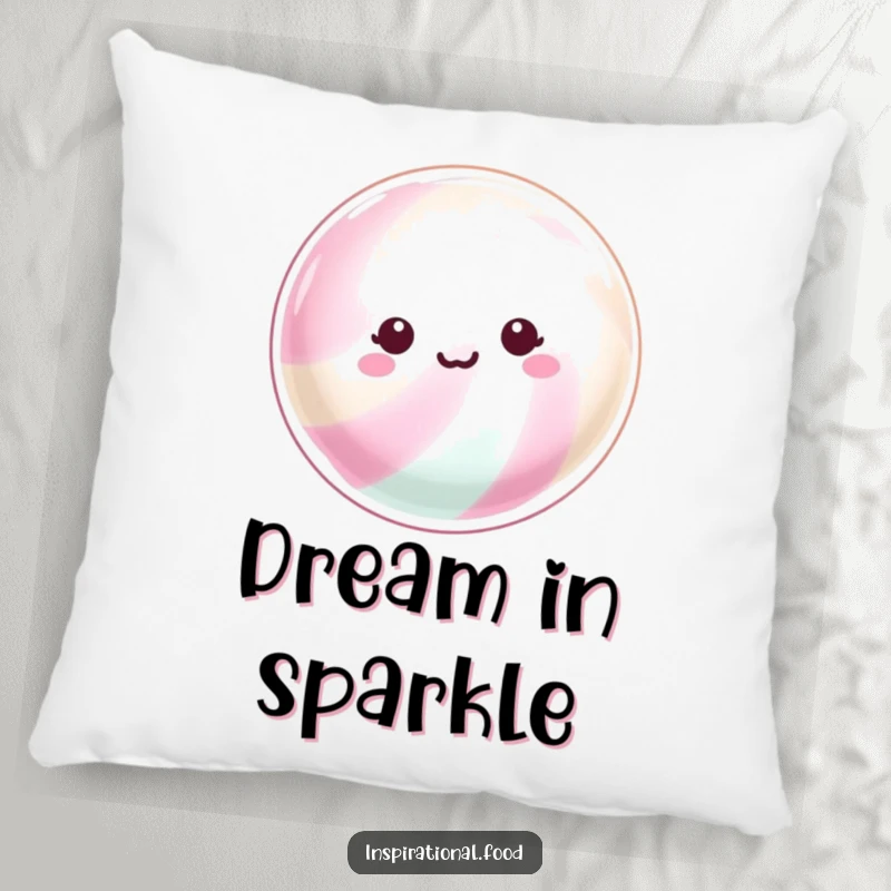Funny Pillow: A beaming hard candy with a shimmering surface, offering cozy comfort and a sparkling decorative touch.