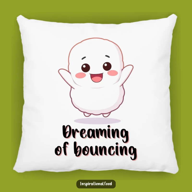 Funny Marshmallow Cuddle Pillow: Snuggle Up with Bouncy, Comical Comfort!