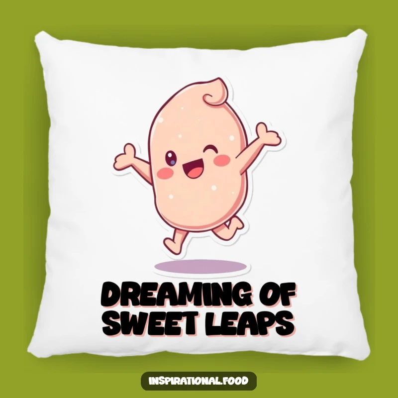 Funny Candy Leap Pillow: Comfy Character Cushion, Sweet and Funny Gift