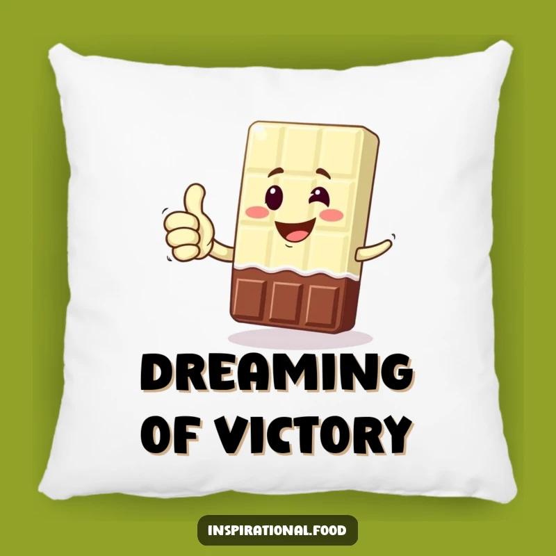 Funny Chocolate Bar Comfort Pillow: Snuggle Up with Sweet, Humorous Joy!