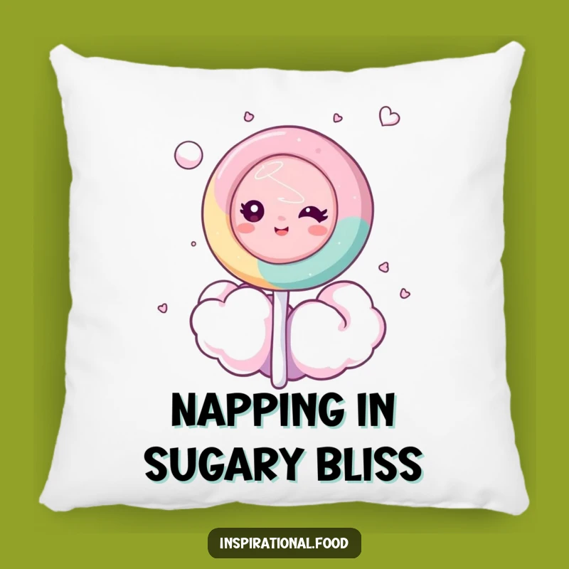 Funny Dreamy Lollipop Cloud Pillow: Cozy Comfort with Sweet Dreams