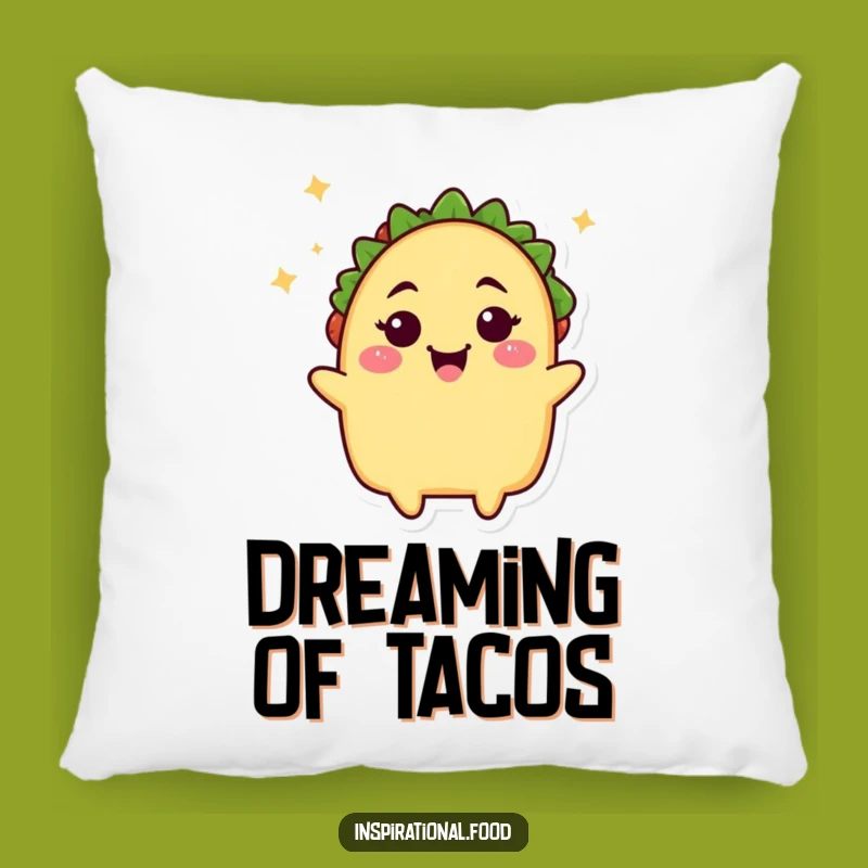 Funny Taco Pillow: Beaming Wink Cushion, Cozy Gift