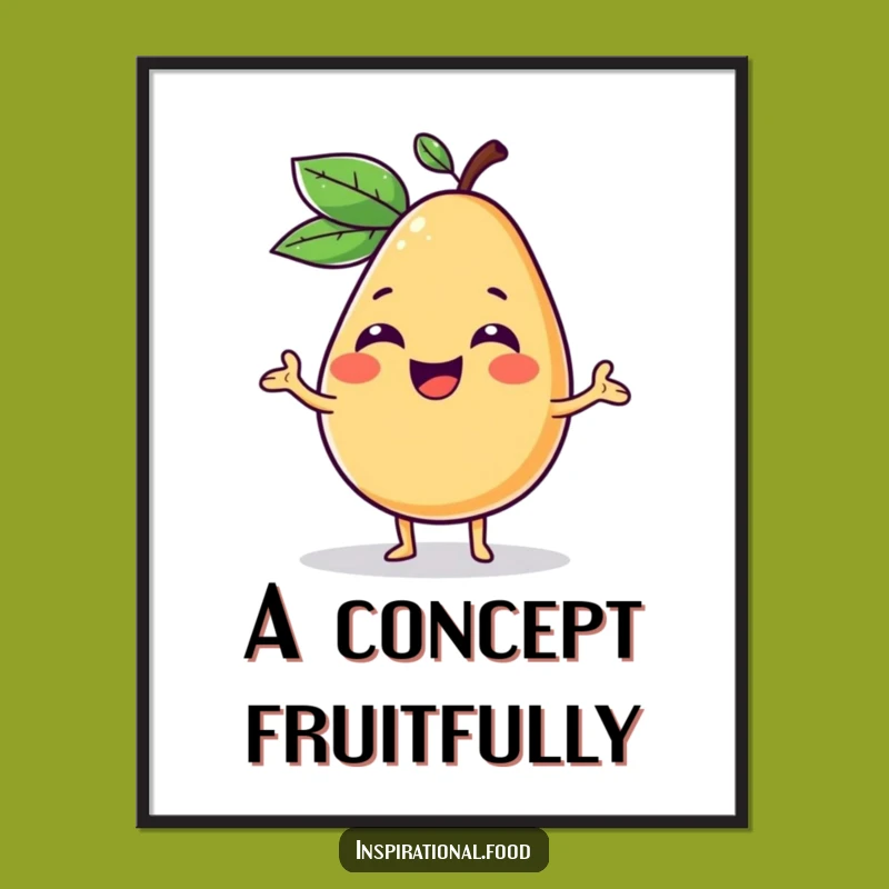 Funny Fruit Concept Digital Art: Instant Download for Foodie Inspiration