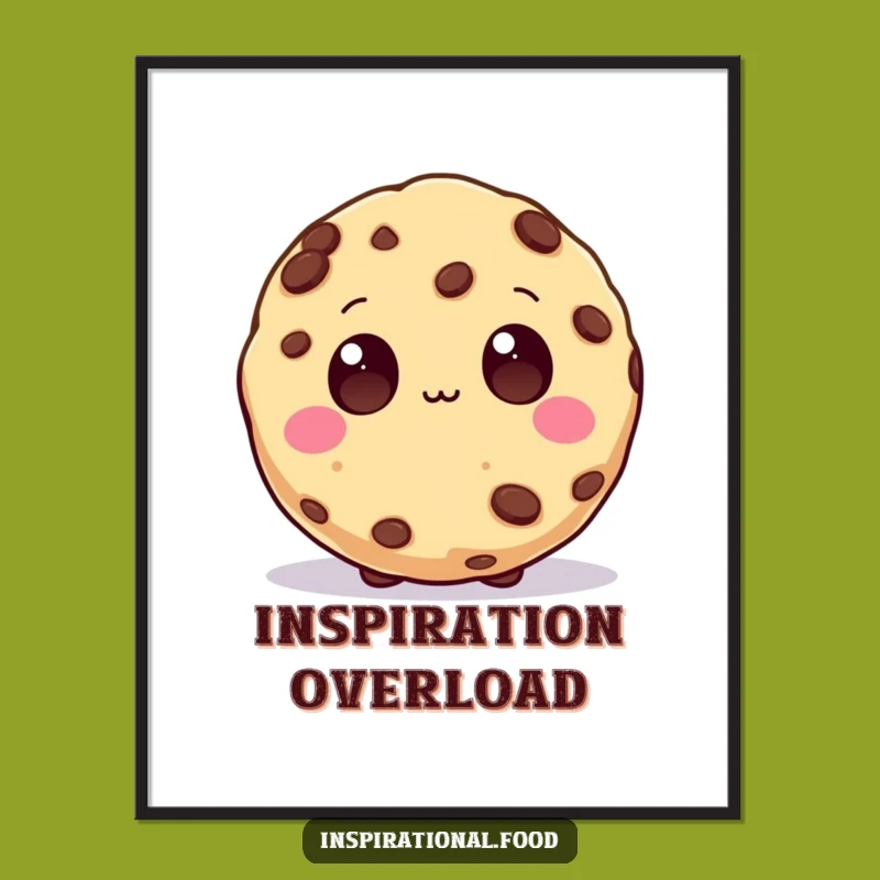 Funny Inspired Cookie Digital Art - Creative Character Decor, Instant Idea Gift