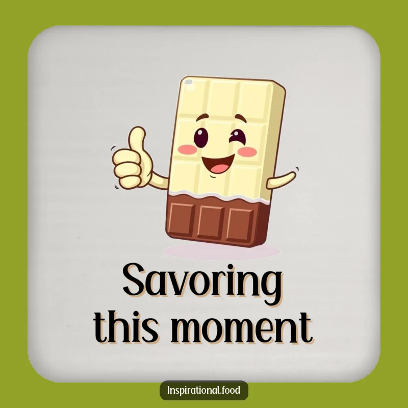 Funny Chocolate Bar Coaster Set: Protect Surfaces with Sweet, Humorous Style!