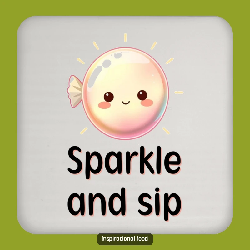 Funny Hard Candy Coaster: Beaming Protection for a Sweet Funny Gift