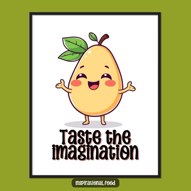 Funny Fruit Concept Poster: Whimsical Wall Art for Foodie Inspiration