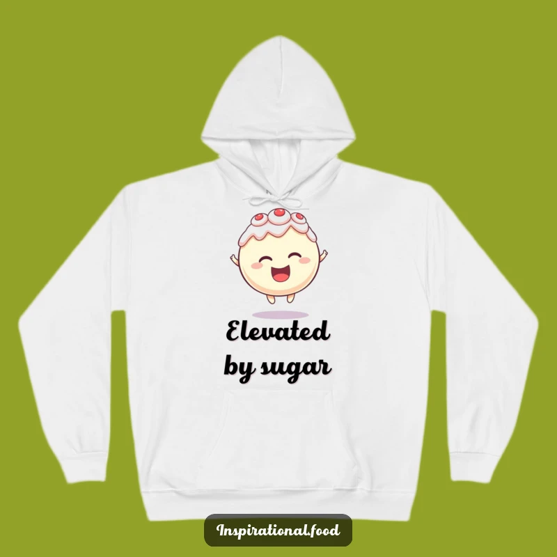 Funny Levitation Cake Hoodie: Stay Cozy with Sweet, Magical Delight!