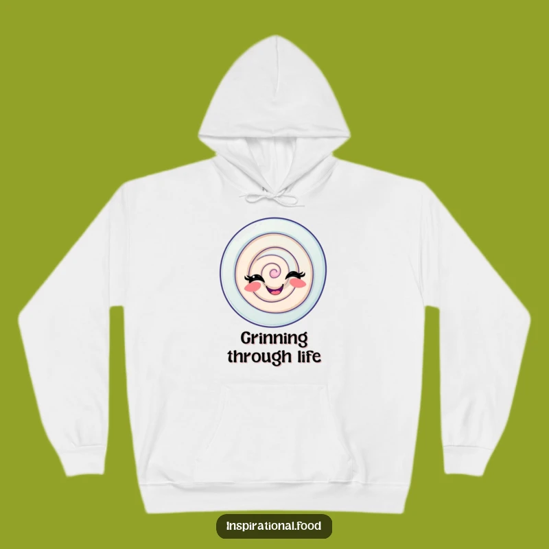 Funny Candy Swirl Hoodie: Playful Grin Design, Perfect Cozy Gift