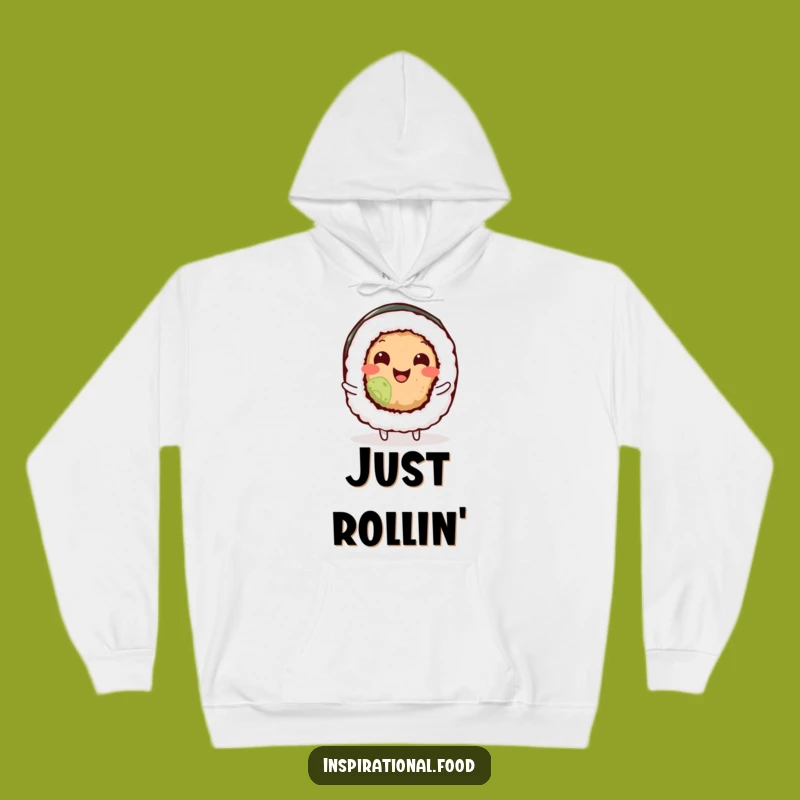 Cozy Funny Sushi Roll Hoodie: Wiggle Your Way to Warmth and Laughter