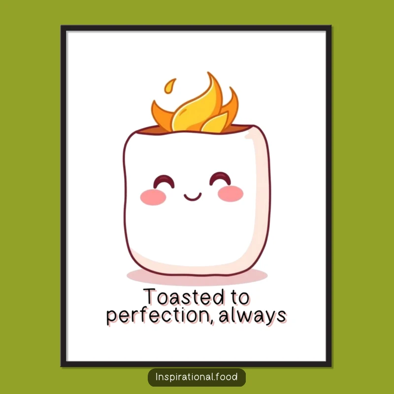 Free Printable Wall Art: Toasted Marshmallow Comfort, Cozy Downloadable Art