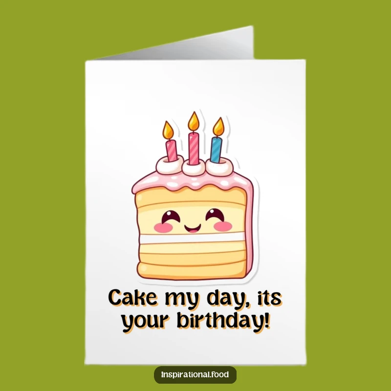 Free Printable Birthday Cake Card: Inspired Candles Downloadable Gift