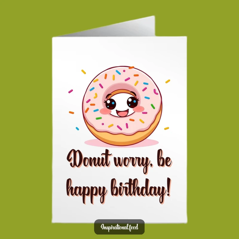 Free Printable Donut Birthday Card: Hilarious Sprinkle Surprise for a Sweet Day
