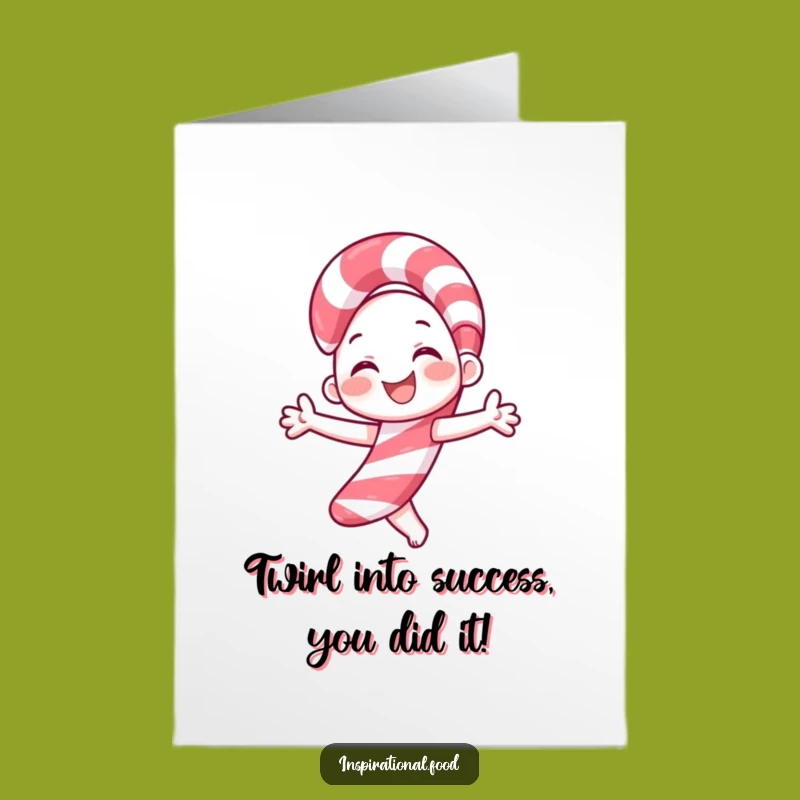 Free Printable Candy Cane Card: Twirl with Joy Over Your Big Win!