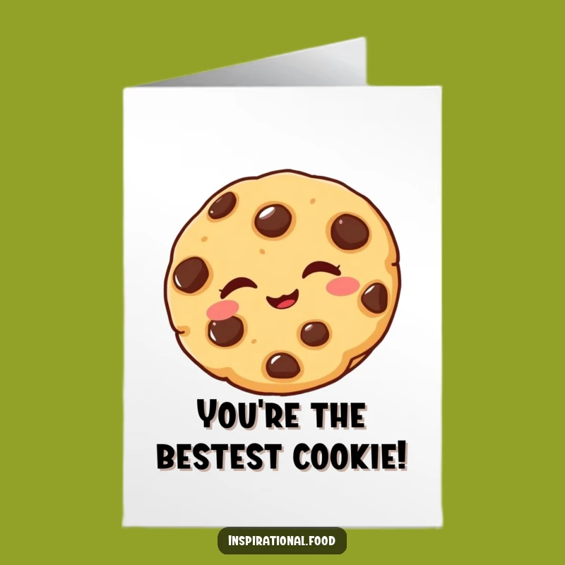 Free Printable Congratulations Card: Winking Cookie, Funny Downloadable Gift for Sweet Success