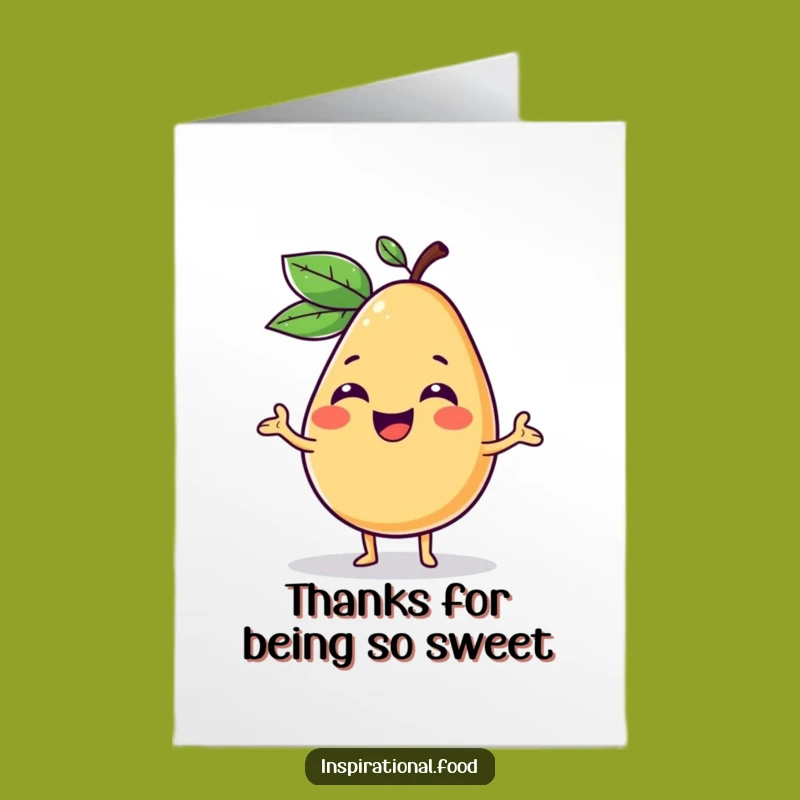 Fresh Free Printable Thank You Card: Giggling Fruit Idea, DIY Gift