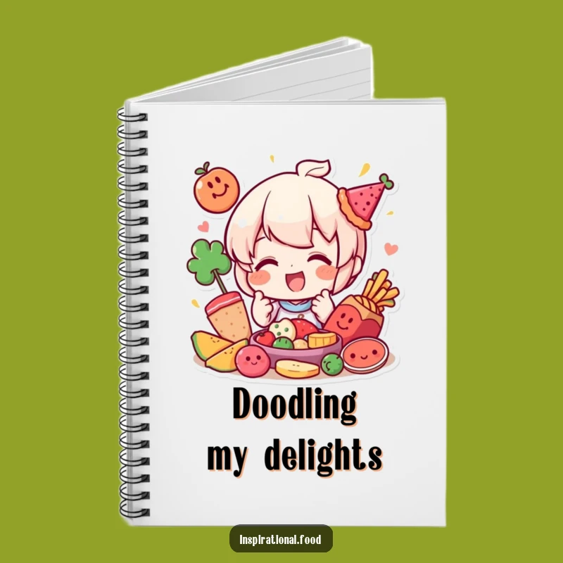 Funny Food Arranger Notebook - Jot Down Your Creative Ideas
