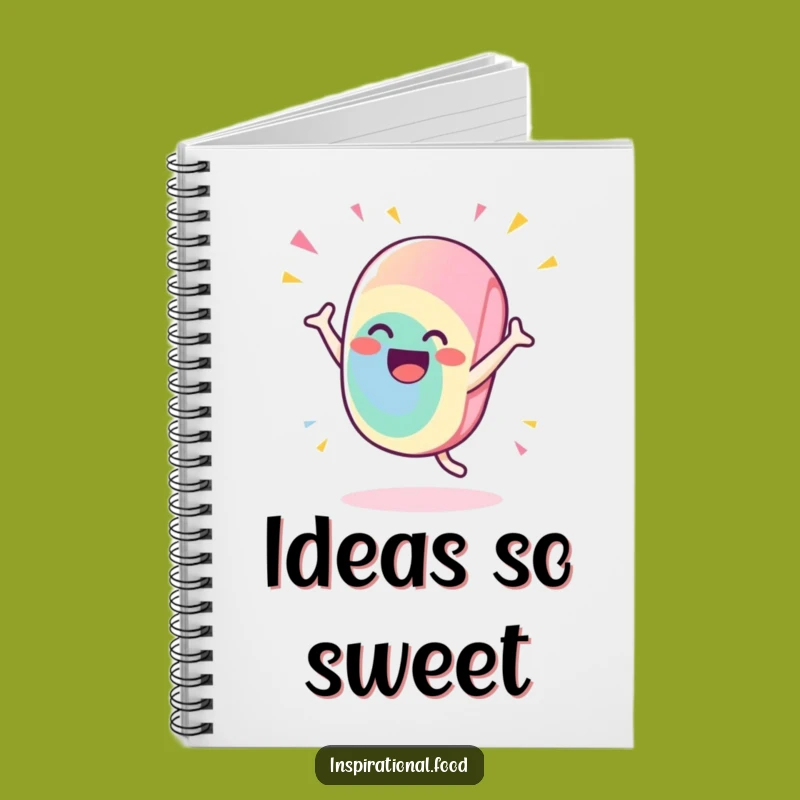 Funny Candy Ideas Notebook: Gleeful Treat's Flamboyant Flourish for Jotting Notes, Excellent Funny Gift