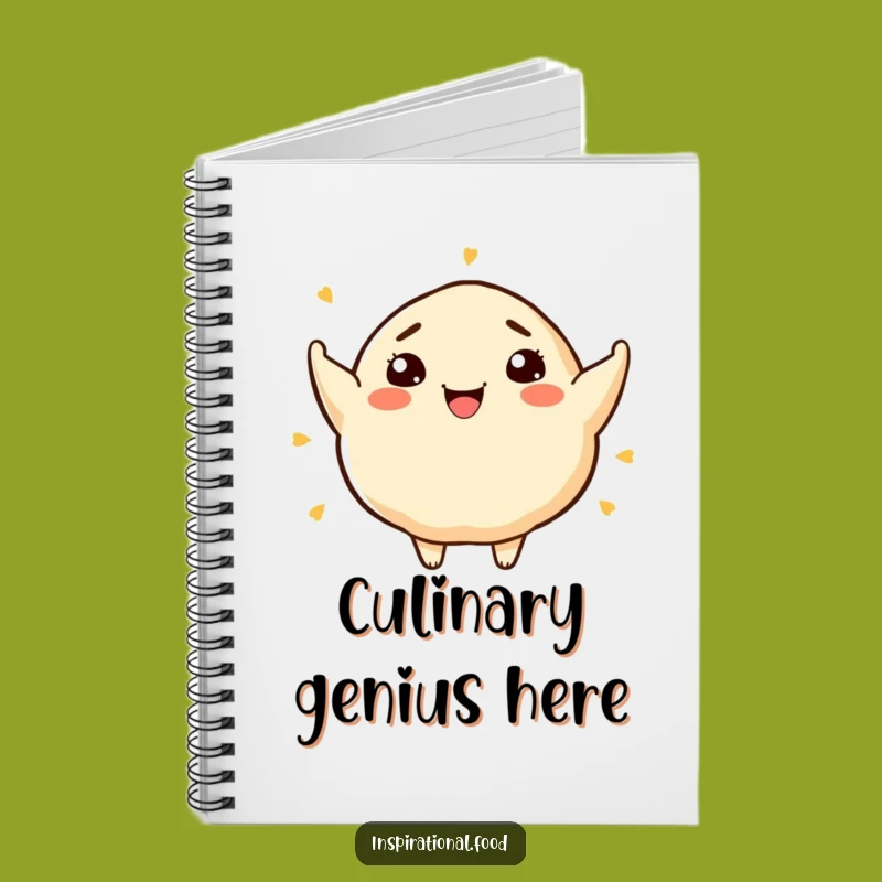 Funny Dumpling Art Notebook: Capture Your Culinary Ideas with Humor