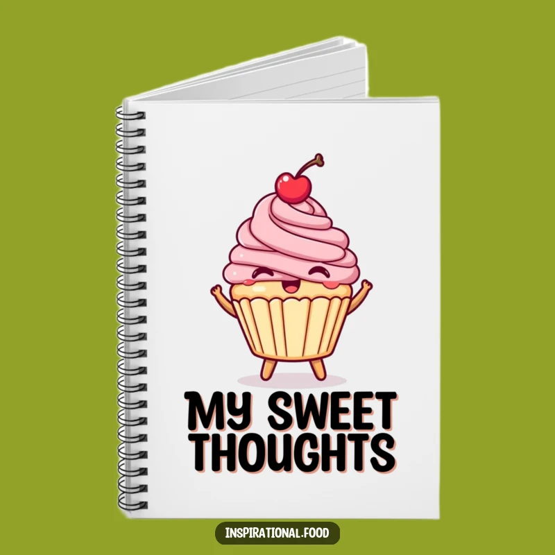 Funny Happy Cupcake Notebook: Jot Down Ideas with Sweet Flair
