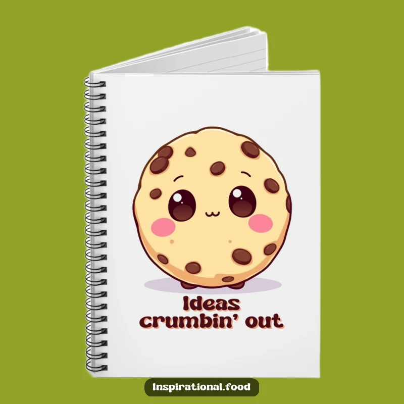 Funny Inspired Cookie Notebook - Creative Journal for Big Ideas, Gift