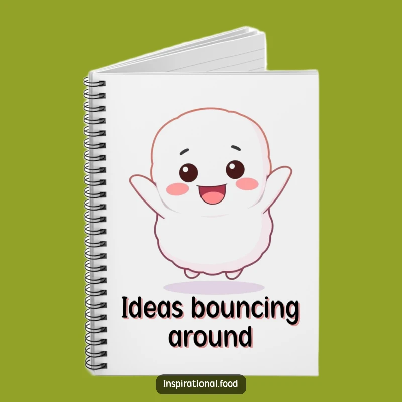 Funny Marshmallow Journal: Jot Down Bouncy Ideas with Comical Delight!