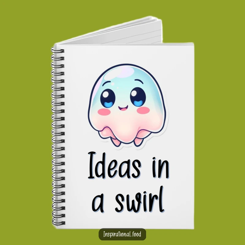 Funny Wobbling Jelly Notebook: Jot Down Your Spinning Thoughts