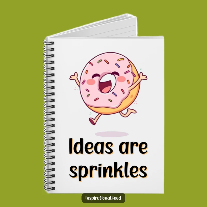 Funny Donut Notebook: Ecstatic Sprinkles For Your Ideas, Perfect Funny Gift