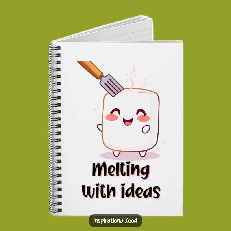Funny Toasted Marshmallow Notebook: Cheerful Toasts for Your Ideas Gift