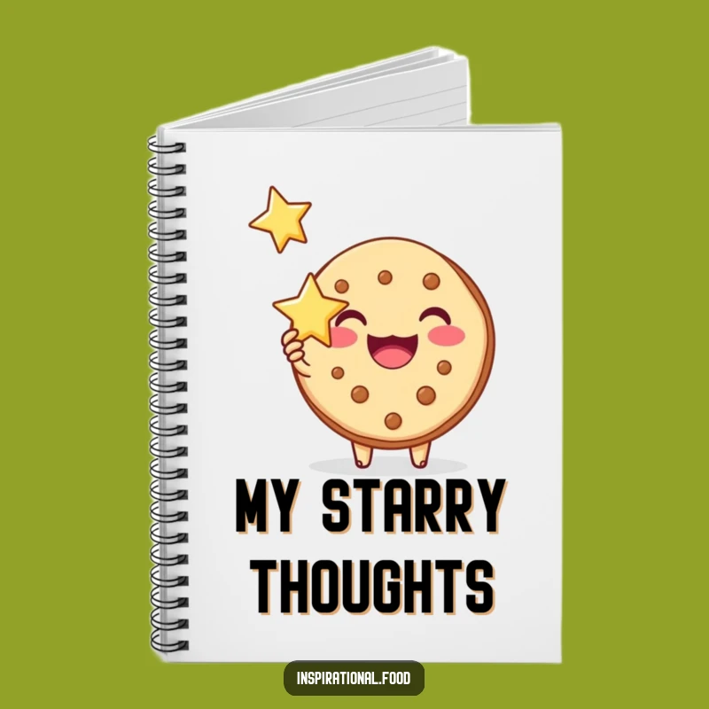 Funny Inspiration Journal: Joyous Cookie's Star Notes, Creative Idea Notebook