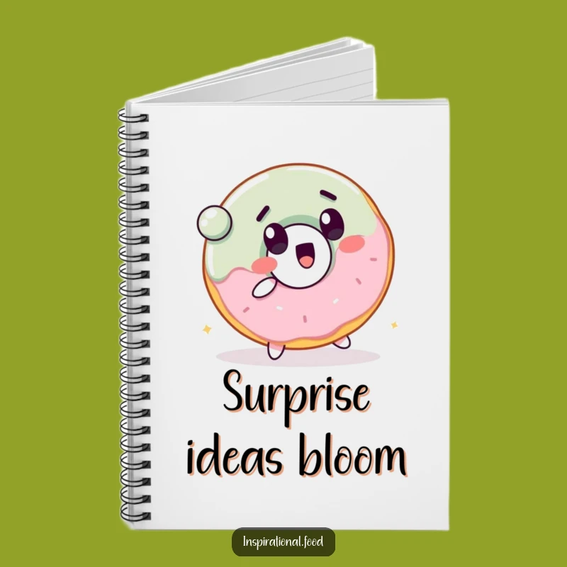 Funny Bouncing Donut Notebook: Jot Down Your Playful Ideas
