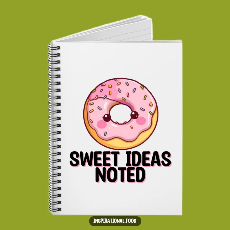 Funny Donut Halo Notebook: Sweet Sprinkled Journal, A Perfect Gift!