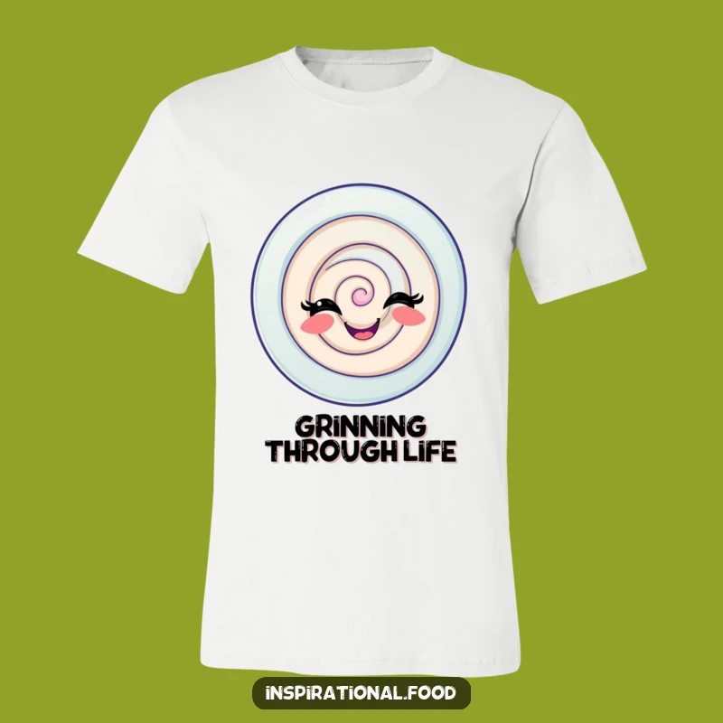 Funny Candy Swirl T-Shirt: Playful Grin Graphic, Perfect Fun Gift Tee