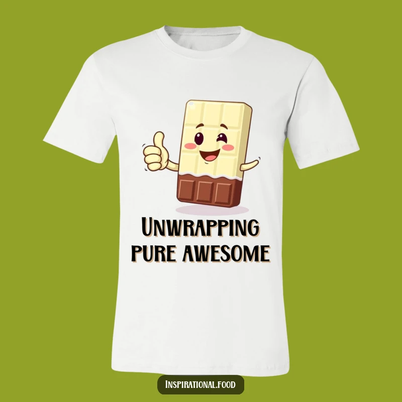 Funny Chocolate Bar Victory Tee: Wear Your Sweet Success with This Humorous Shirt