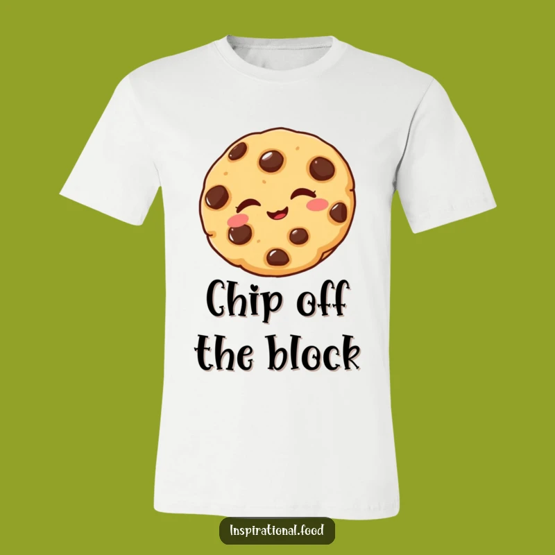 Funny Cookie T-Shirt: Delighted Chip Wink, Awesome Funny Gift