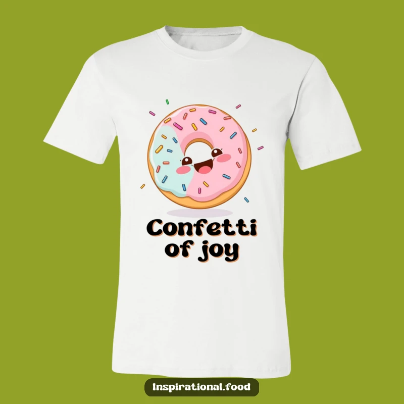 Funny Sprinkled Donut T-Shirt: Happy Swirl Giggles, Hilarious Sweet Gift