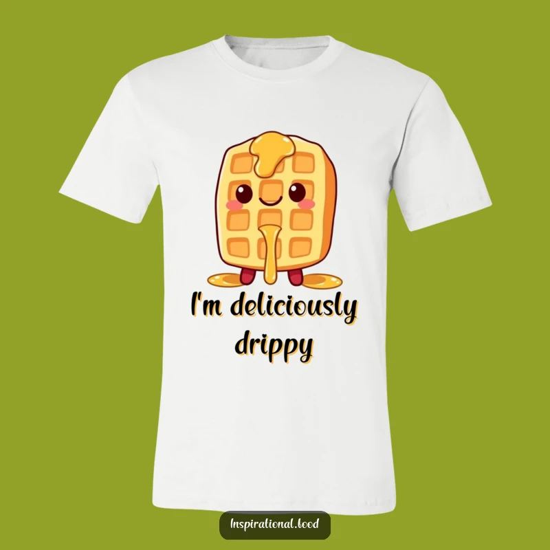 Funny Waffle Syrup T-Shirt: Wear Your Breakfast Joy with This Cheerful Foodie Tee