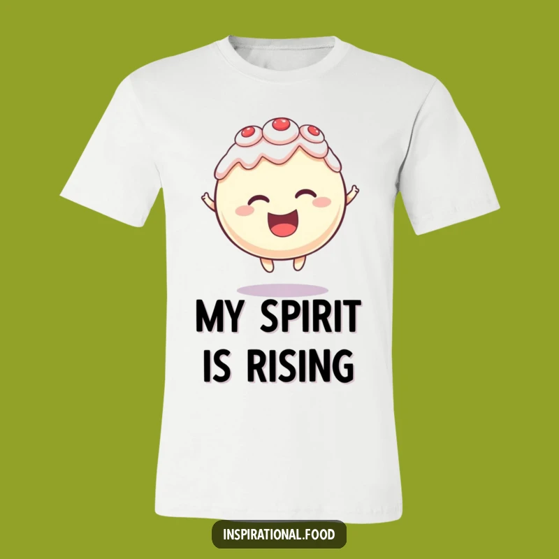 Funny Levitation Cake Tee: Wear Your Delight with Sweet, Comical Style!